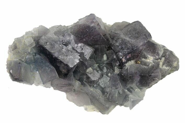 Colorful Cubic Fluorite Crystal Cluster - China #160745
